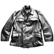 Polizeilederjacke